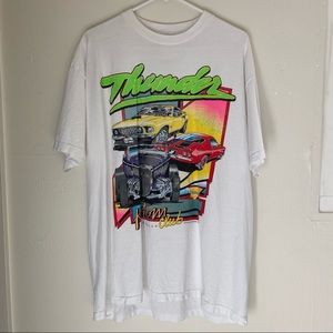 NWT Brandy Melville Thunder Cars Graphic Tee